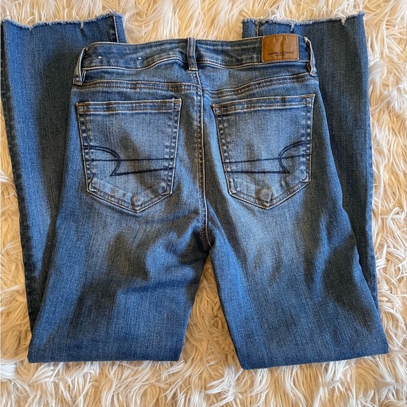 AE Button Fly Crop Ankle Jeans - Picture 5 of 7